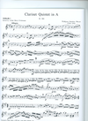 Schirmer Mozart, W.A.: Clarinet Quintet in A K.581 (clarinet, 2 violins, Viola, Cello)