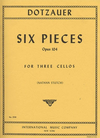 International Music Company Dotzauer, J.F.: 6 Pieces Op.104 (3 Cellos) IMC