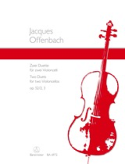 Barenreiter Offenbach, J.: Two Duets Op.52, No. 2-3 (2 cellos) Barenreiter