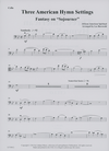 Burswold, Lee (arr): Three American Hymn Settings for cello and piano