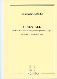 HAL LEONARD Karjinski, Nicholas: Orientale (cello & piano)