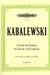C.F. Peters Kabalevsky, Dmitri: 5 Etudes in Major & Minor Op.67 (cello solo)
