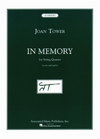 HAL LEONARD Tower, Joan: In Memory (string quartet) score and parts