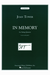 HAL LEONARD Tower, Joan: In Memory (string quartet) score and parts