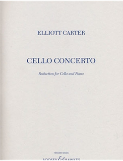 HAL LEONARD Carter, E.: Cello Concerto (cello & piano)
