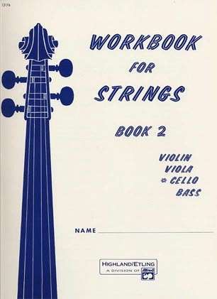 Alfred Music Etling, F.R.: Workbook for Strings, Bk.2 (cello)