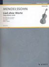 HAL LEONARD Mendelssohn, F. (Birtel, Mohrs, arr.): Song Without Words, Op 30, No. 3 (cello and piano)