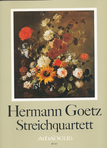 Carl Fischer Goetz, Hermann: String Quartets, facsimile score and parts