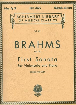 HAL LEONARD Brahms, J.: Sonata No.1 in E minor, Op.38 (cello & piano)