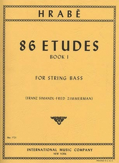 International Music Company Hrabe, Josef: 86 Studies Vol.1 (bass)