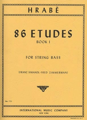 International Music Company Hrabe, Josef: 86 Studies Vol.1 (bass)