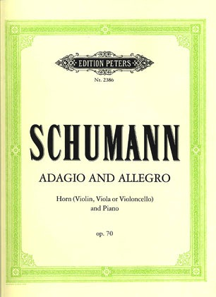 Schumann, Robert: Adagio & Allegro Op.70 (cello  OR viola OR violin & piano)
