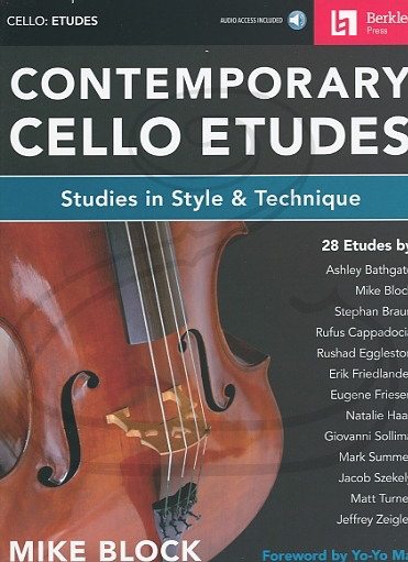 HAL LEONARD Block: (collection) Contemporary Cello Etudes (cello)(audio access) Berklee Press