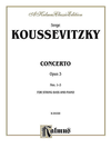 Kalmus Koussevitzky: Concerto, Op.3 (bass & piano) Kalmus