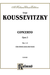 Kalmus Koussevitzky: Concerto, Op.3 (bass & piano) Kalmus