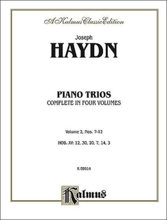 Kalmus Haydn, F.J.: Piano Trios Vol.2,#7-12 Kalmus edition (violin, Cello, Piano)