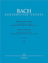 Barenreiter Bach, J.S.: Canons for Flute, 2 Violins, Basso Continuo from Musical Offering Barenreiter