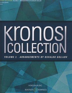 HAL LEONARD Kronos Collection Vol.2 Arrangements by Osvaldo Golijov for String Quartet--score and parts
