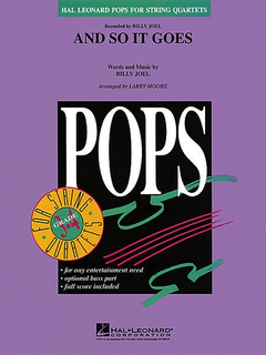 HAL LEONARD Joel, Billy: And So It Goes-Pops for String Quartet (score and parts)