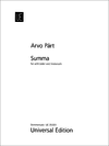 Carl Fischer Part, A.: Summa (8 or 4 cellos)