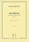 HAL LEONARD Koechlin, Charles: Six Pieces Op.179 (Oboe and String Quartet)