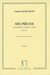 HAL LEONARD Koechlin, Charles: Six Pieces Op.179 (Oboe and String Quartet)