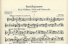 Reger, Max: String Quartet in D minor Op. post.