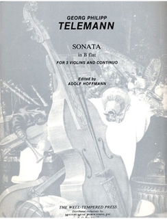 LudwigMasters Telemann, G.F.: Sonata in Bb (3 violins, cello & piano)