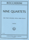 International Music Company Boccherini, Luigi: Nine Selected String Quartets