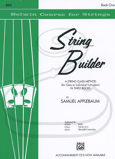 Alfred Music Applebaum: String Builder, Bk.1 (bass) Belwin