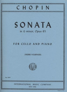 International Music Company Chopin: Sonata in G minor, Opus 65 for cello and piano