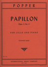 International Music Company Popper (Rose): Papillon No.4, Op.3 (cello & piano)