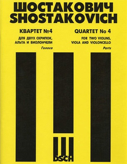 HAL LEONARD Shostakovich, Dmitri: String Quartet No. 4 Op.83 (1949) set of parts
