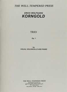 LudwigMasters Korngold, Erich Wolfgang: Piano Trio Op.1 (violin, cello, piano)