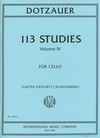 International Music Company Dotzauer, F. (Enyeart/Klingenberg): 113 Studies, Vol.IV (cello)