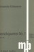 C.F. Peters Glazunov, A.: String Quartet No. 7 in C, Op. 107 (set of parts)