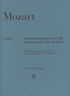HAL LEONARD Mozart, W.A. (Wiese): Clarinet Quintet in A, K.581and Fragment K.Anh. 91 (516c), urtext (clarinet, 2 violins, viola, and cello)