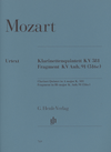 Mozart, W.A. (Wiese): Clarinet Quintet in A, K.581and Fragment K.Anh. 91 (516c), urtext (clarinet, 2 violins, viola, and cello)