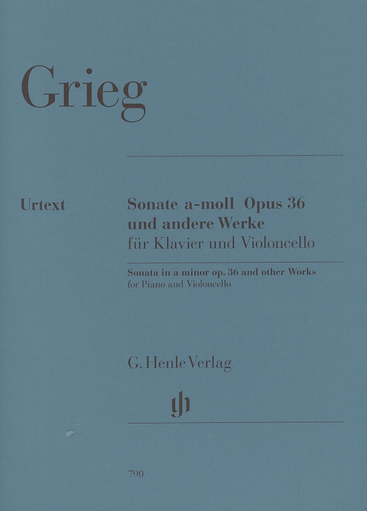 HAL LEONARD Grieg, E. (Steen-Nokleberg, ed.): Sonata in A Minor, Op.36, urtext (cello & piano)