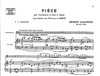 HAL LEONARD Chausson, Ernest: Piece Op.39 (cello or viola & piano)