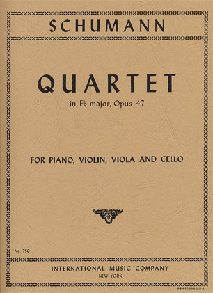 International Music Company Schumann, R.: Piano Quartet in Eb Op.47 (violin, viola, cello, piano)