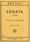International Music Company Breval: Sonata in G major for cello and piano