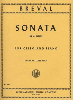 International Music Company Breval: Sonata in G major for cello and piano