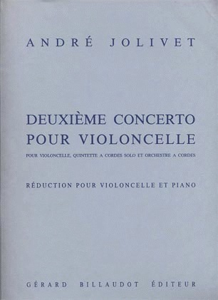 Carl Fischer Jolivet, Andre: Concerto No.2 (cello & piano)