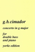 Carl Fischer Cimador, G.B.: Concerto in G major (bass & piano)