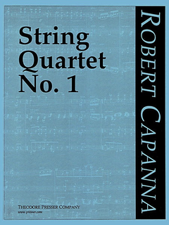 Carl Fischer Capanna, Robert: String Quartet No. 1, score and parts