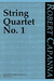 Carl Fischer Capanna, Robert: String Quartet No. 1, score and parts