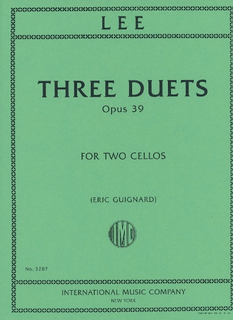 International Music Company Lee (Guignard): Three Duets Op.39 (2 Cellos)