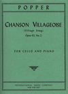 International Music Company Popper: Village Song, Opus 62, No. 2 for cello and piano
