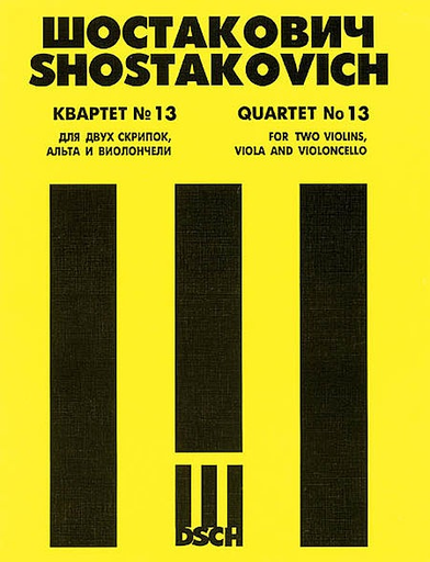 HAL LEONARD Shostakovich, Dmitri: String Quartet No. 13 Op.138 (1970) set of parts